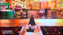 Nancy Brilli in Mario Costantino Triolo Alta Moda