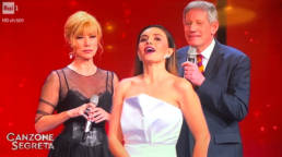 Nancy Brilli in Mario Costantino Triolo Alta Moda