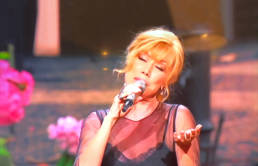 Nancy Brilli in Mario Costantino Triolo Alta Moda